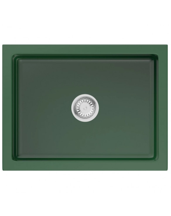 Кухонная мойка Natceramic Omoikiri Mikura 61-RG Glossy royal green 4911255 купить в Санкт-Петербурге и Москве