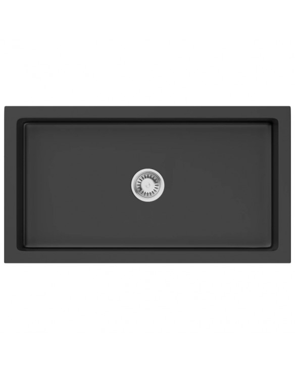 Кухонная мойка Natceramic Omoikiri Mikura 83-BL черный 4997081 купить в Санкт-Петербурге и Москве