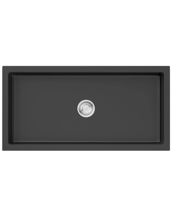 Кухонная мойка Natceramic Omoikiri Mikura 91-BL черный 4997087 купить в Санкт-Петербурге и Москве