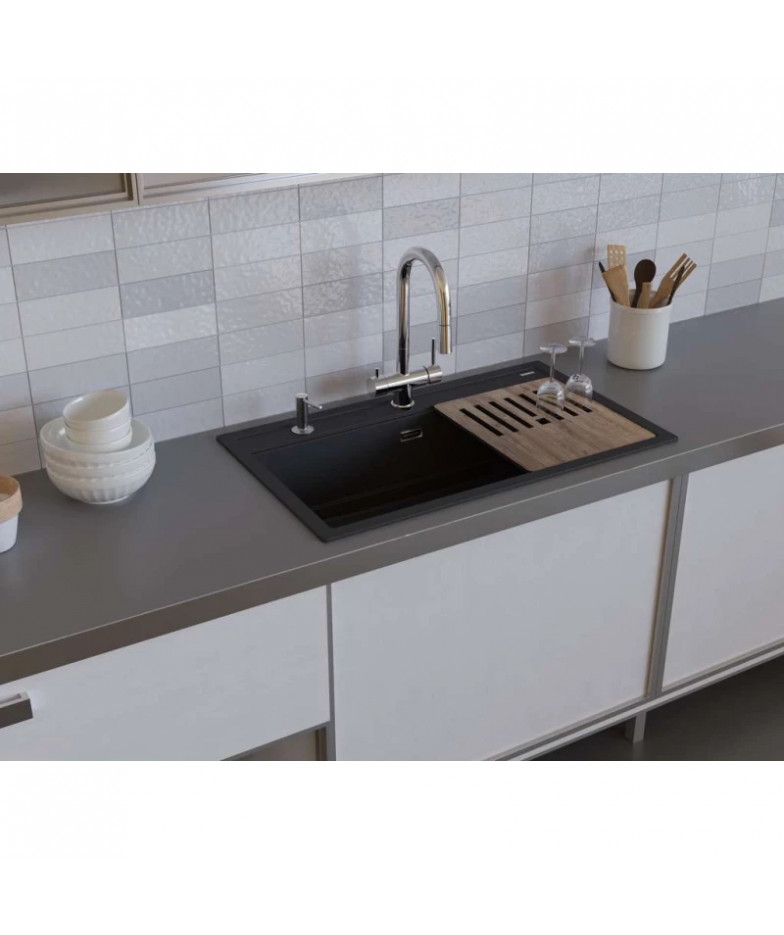 Кухонная мойка Artceramic Omoikiri Kitagawa 86-LB-AZ azur blue 4993026 купить в Санкт-Петербурге и Москве