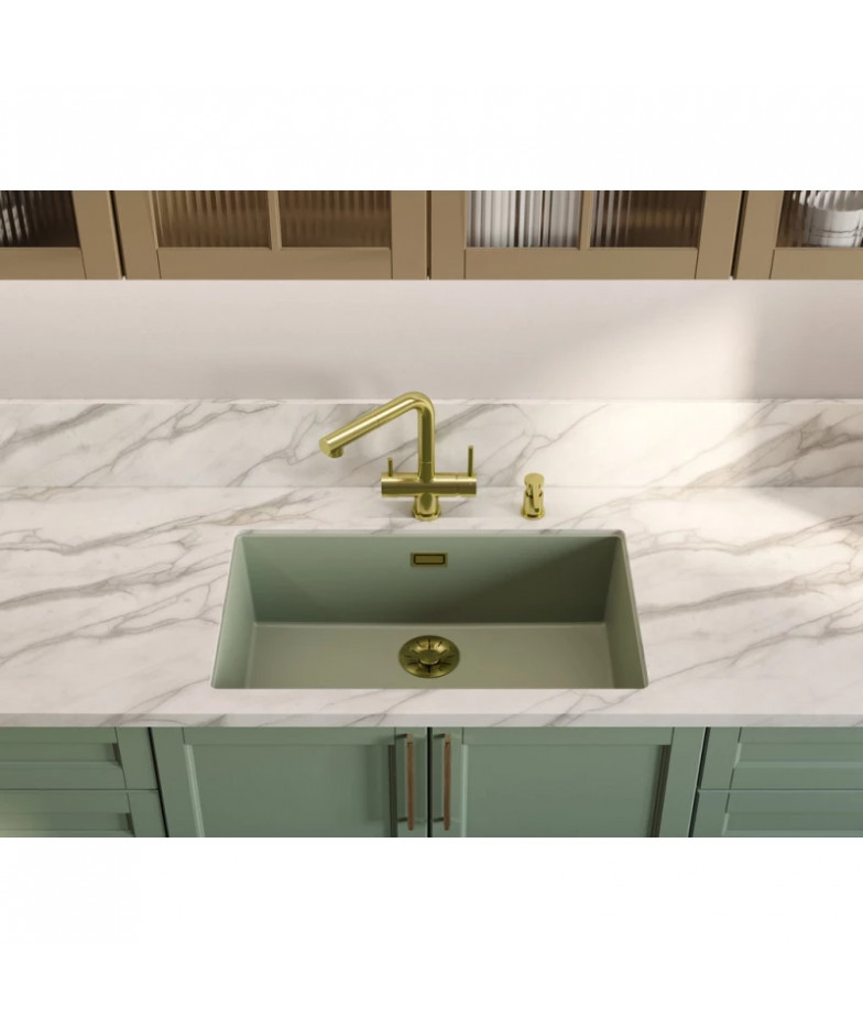 Кухонная мойка Artceramic Omoikiri Yamakawa 75-U/I-WG wind green 4993181 купить в Санкт-Петербурге и Москве