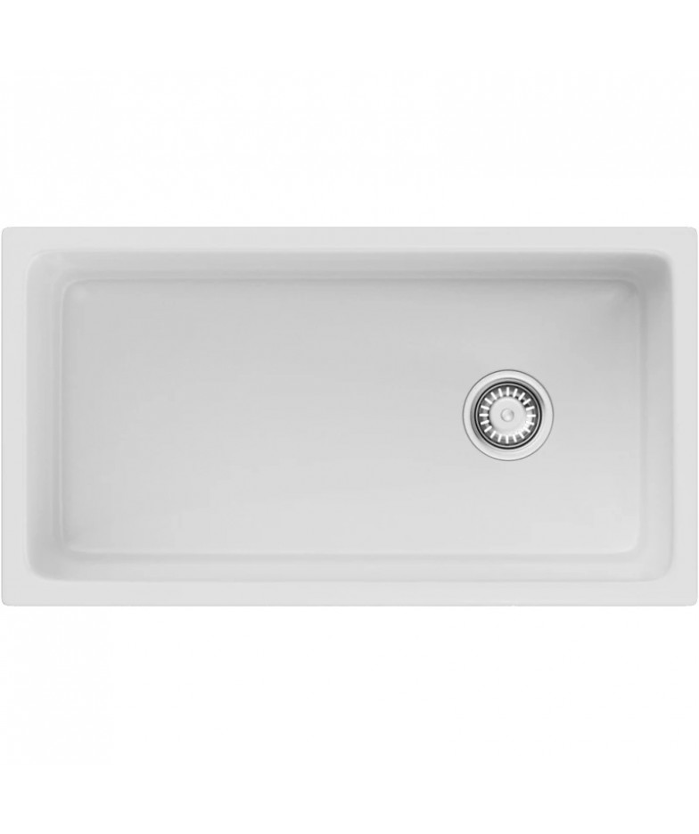 Кухонная мойка Natceramic Omoikiri Tokara 88-U/I-WH Side белый глянец 4993867 купить в Санкт-Петербурге и Москве