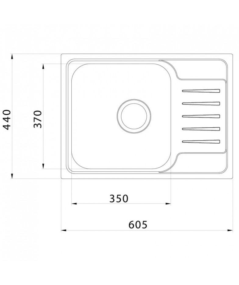 Кухонная мойка IDDIS Sound шелк SND60SDi77 купить в Санкт-Петербурге и Москве