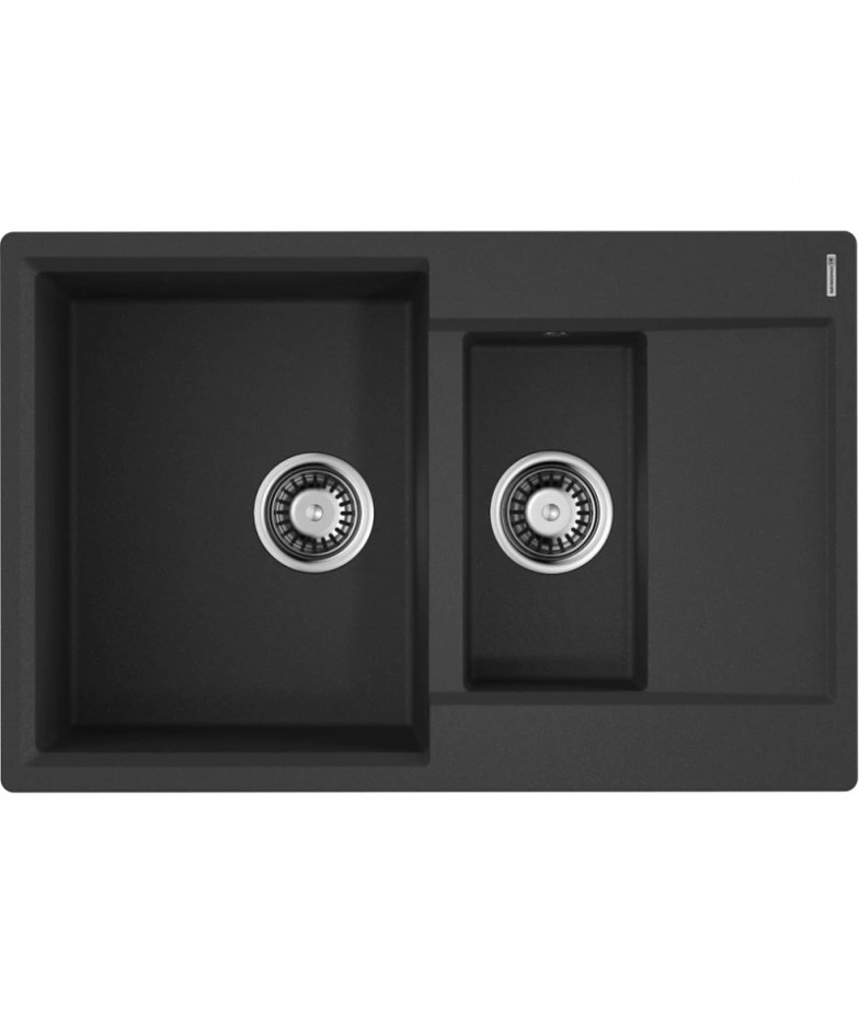 Кухонная мойка Tetogranit Omoikiri Daisen 78-2T-BL черный 4993535 купить в Санкт-Петербурге и Москве