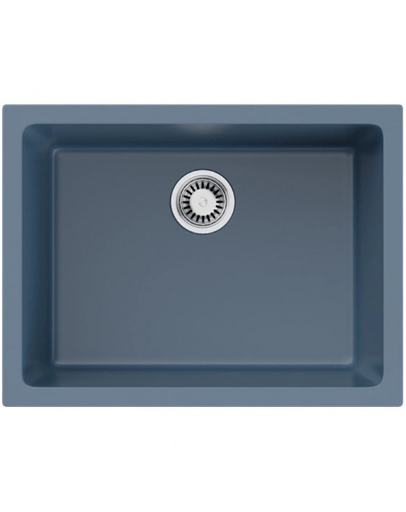 Кухонная мойка Natceramic Omoikiri Okinoshima 61-U/I-SB smoky blue 4997065 купить в Санкт-Петербурге и Москве