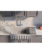 Кухонная мойка Natceramic Omoikiri Mikura 91-SB smoky blue 4997089 купить в Санкт-Петербурге и Москве