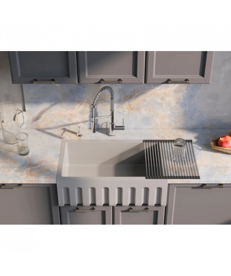 Кухонная мойка Natceramic Omoikiri Mikura 91-SB smoky blue 4997089 купить в Санкт-Петербурге и Москве
