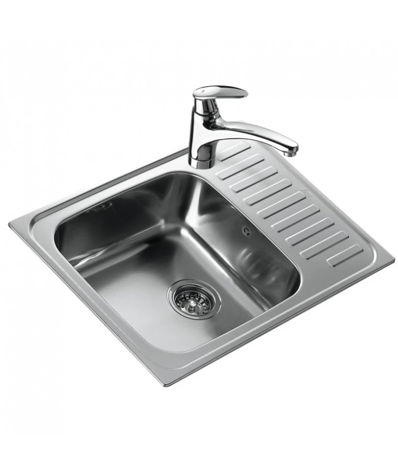 Кухонная мойка Teka Classic 1B 1/2D декоративная сталь 40109611 купить в Санкт-Петербурге и Москве