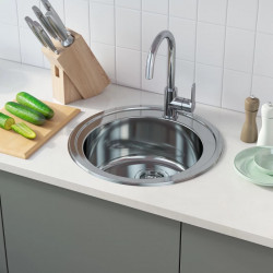 Кухонная мойка полированная сталь IDDIS Suno SUN50P0i77 купить в Санкт-Петербурге и Москве