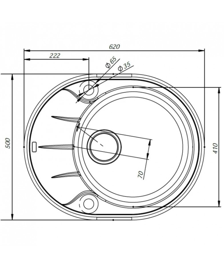 Кухонная мойка сафари IDDIS Kitchen G K09S621I87 купить в Санкт-Петербурге и Москве