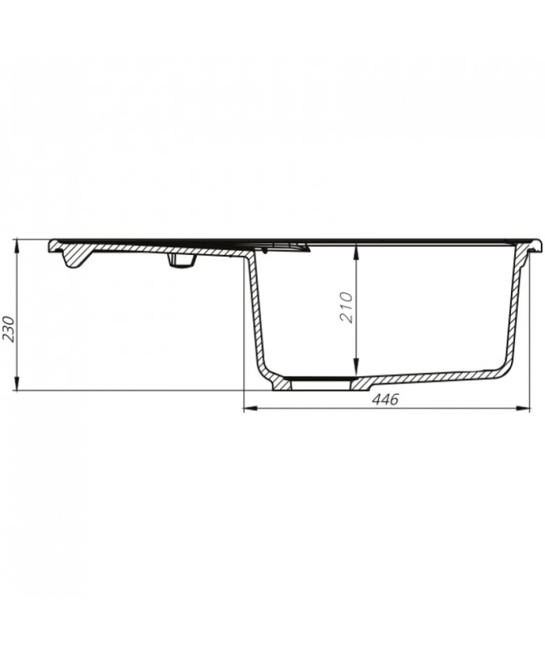 Кухонная мойка песок IDDIS Kitchen G K13P771I87 купить в Санкт-Петербурге и Москве