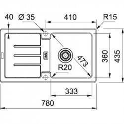 Кухонная мойка Franke Strata STG 614-78 сахара 114.0312.543 купить в Санкт-Петербурге и Москве
