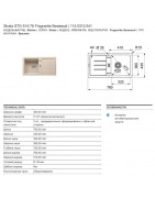 Кухонная мойка Franke Strata STG 614-78 бежевый 114.0312.541 купить в Санкт-Петербурге и Москве