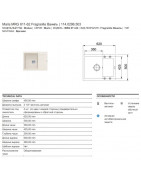 Кухонная мойка Franke Maris MRG 611C ваниль 114.0296.503 купить в Санкт-Петербурге и Москве