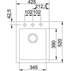 Кухонная мойка Franke Maris MRG 610-42 сахара 114.0060.574 купить в Санкт-Петербурге и Москве