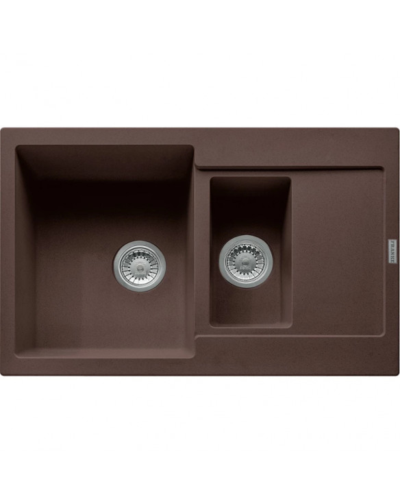 Кухонная мойка Fragranit Franke Maris MRG 651-78 шоколад 114.0198.351 купить в Санкт-Петербурге и Москве
