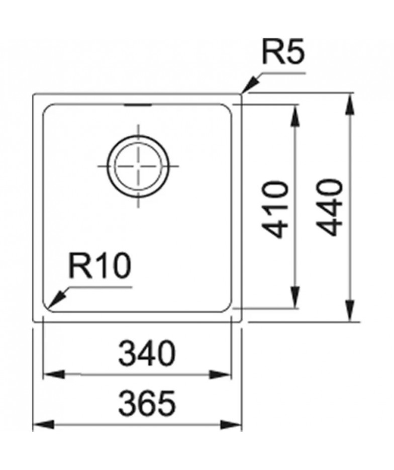 Кухонная мойка Tectonite Franke Sirius SID 110-34 сахара 125.0443.351 купить в Санкт-Петербурге и Москве