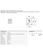 Кухонная мойка Fragranit Franke Kubus KBG 110-34 белая 125.0176.651 купить в Санкт-Петербурге и Москве