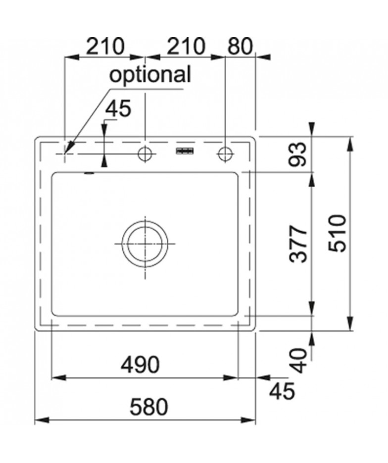 Кухонная мойка Fraceram Franke Mythos MTK 610-58 жемчужно-серый 124.0380.249 купить в Санкт-Петербурге и Москве