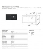 Кухонная мойка Fraceram Franke Mythos MTK 611-100 оникс 124.0335.856 купить в Санкт-Петербурге и Москве