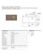 Кухонная мойка Fraceram Franke Mythos MTK 611-100 миндаль 124.0335.855 купить в Санкт-Петербурге и Москве