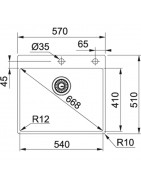 Кухонная мойка Franke Box BXX 210-54 TL полированная сталь 127.0369.295 купить в Санкт-Петербурге и Москве