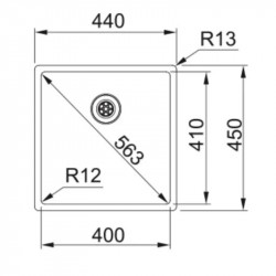 Кухонная мойка Franke Box BXX 210/110–40 полированная сталь 127.0453.654 купить в Санкт-Петербурге и Москве