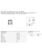 Кухонная мойка Franke Kubus KBX 110-34 полированная сталь 122.0036.607 купить в Санкт-Петербурге и Москве