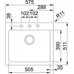 Кухонная мойка Franke Maris MRG 210-58 ваниль 135.0339.206 купить в Санкт-Петербурге и Москве