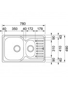 Кухонная мойка Franke Polar PXN 651-78 матовая сталь 101.0192.922 купить в Санкт-Петербурге и Москве