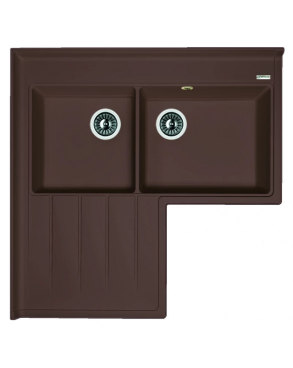 Кухонная мойка Florentina Adria мокко 20.380.L0960.303 купить в Санкт-Петербурге и Москве