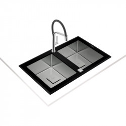 Кухонная мойка Teka Diamond RS15 2B 86 Black 115030017 купить в Санкт-Петербурге и Москве