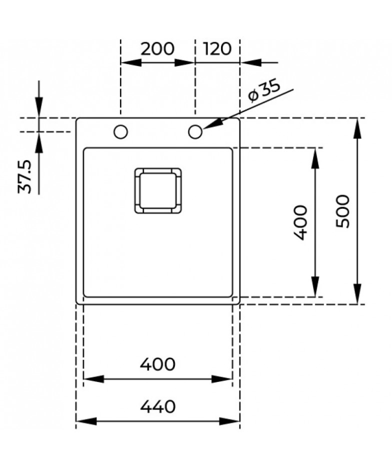 Кухонная мойка Teka Forlinea RS15 40.40 полированная сталь 115000019 купить в Санкт-Петербурге и Москве