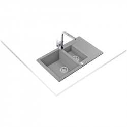 Кухонная мойка Teka Clivo 60 B-TQ графит металлик 40148021 купить в Санкт-Петербурге и Москве