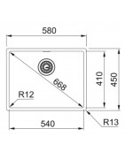 Кухонная мойка Franke Box BXX 210/110-54 полированная сталь 127.0453.660 купить в Санкт-Петербурге и Москве