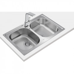 Кухонная мойка Teka Universe 80 T-XN 2B матовая сталь 115040010 купить в Санкт-Петербурге и Москве