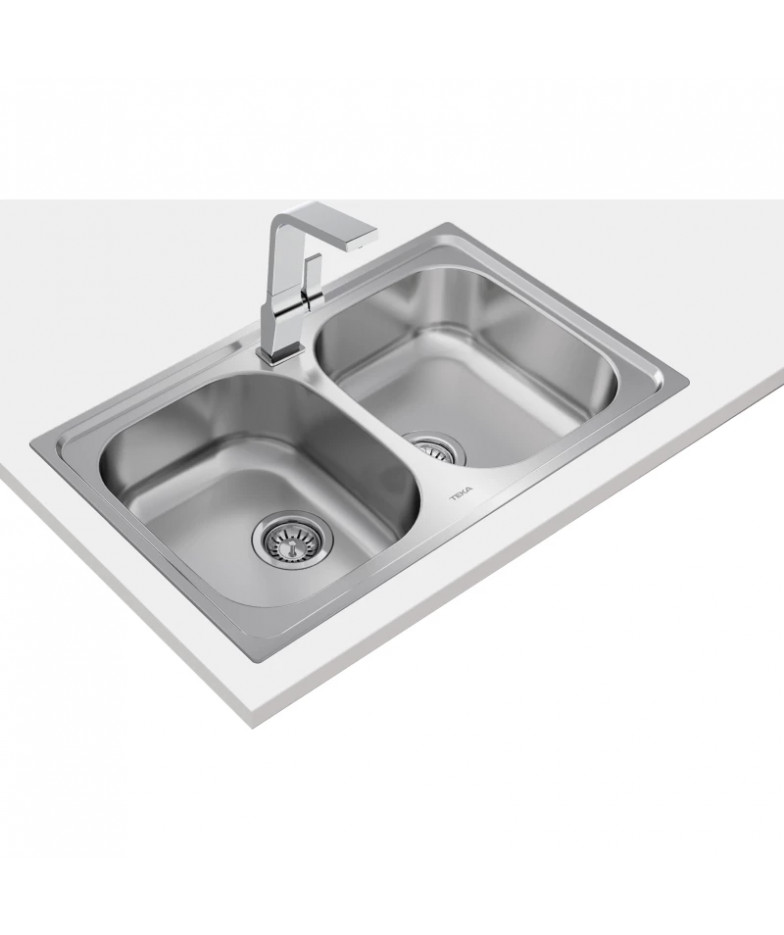 Кухонная мойка Teka Universe 80 T-XN 2B матовая сталь 115040010 купить в Санкт-Петербурге и Москве