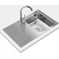 Кухонная мойка Teka Universe 45 45 T-XM 1B 1D декоративная сталь 115110029 купить в Санкт-Петербурге и Москве