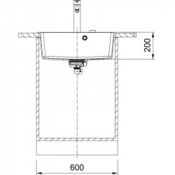 Кухонная мойка Fragranit Franke Centro CNG 610/210-54 черный матовый 114.0639.663 купить в Санкт-Петербурге и Москве