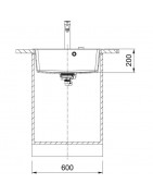 Кухонная мойка Fragranit Franke Centro CNG 610/210-54 оникс 114.0639.668 купить в Санкт-Петербурге и Москве