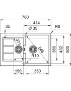 Кухонная мойка Tectonite Franke Sirius S2D 651-78 белый 143.0628.385 купить в Санкт-Петербурге и Москве