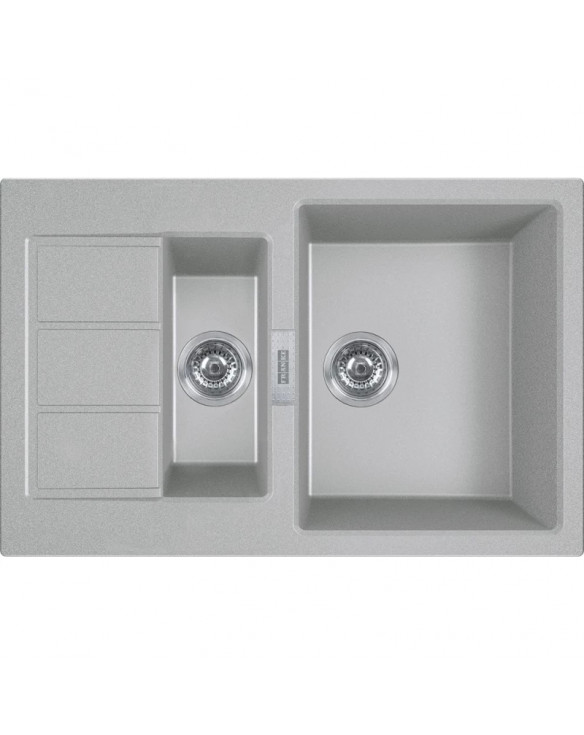 Кухонная мойка Tectonite Franke Sirius S2D 651-78 серый 143.0628.386 купить в Санкт-Петербурге и Москве