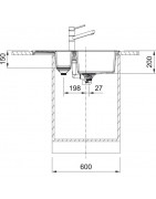 Кухонная мойка Tectonite Franke Sirius S2D 651-78 серый 143.0628.386 купить в Санкт-Петербурге и Москве