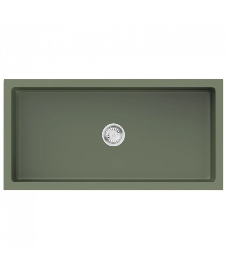 Кухонная мойка Natceramic Omoikiri Mikura 91-OL olive 4997088 купить в Санкт-Петербурге и Москве
