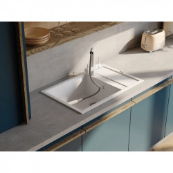Кухонная мойка Artceramic Omoikiri Sumi 78A-LB-GR ленинградский серый 4997102 купить в Санкт-Петербурге и Москве