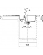 Кухонная мойка Fragranit Franke Urban UBG 651-100 миндаль 114.0582.281 купить в Санкт-Петербурге и Москве