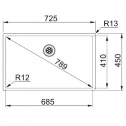 Кухонная мойка Franke Box BXX 210-68 нержавеющая сталь 127.0677.199 купить в Санкт-Петербурге и Москве