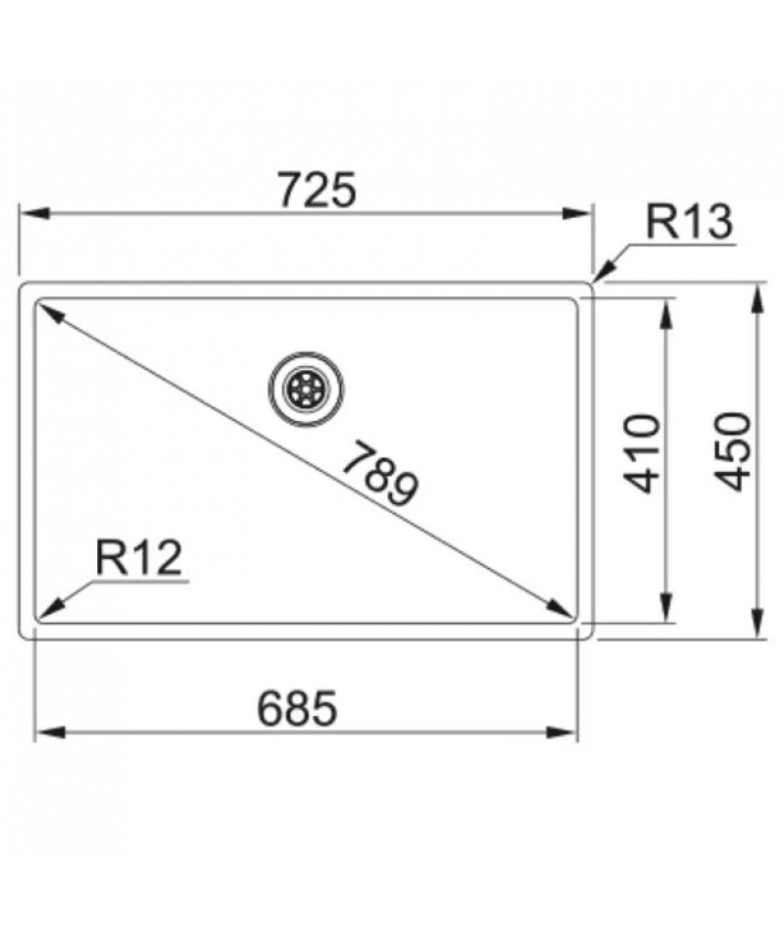 Кухонная мойка Franke Box BXX 210-68 нержавеющая сталь 127.0677.199 купить в Санкт-Петербурге и Москве
