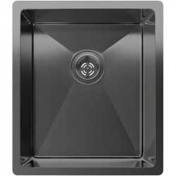 Кухонная мойка Rivelato Rinox 3844 UN PVD black 38x44 см, черный купить в Санкт-Петербурге и Москве