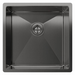 Кухонная мойка Rivelato Rinox 4444 UN PVD black 44x44 см, черный купить в Санкт-Петербурге и Москве